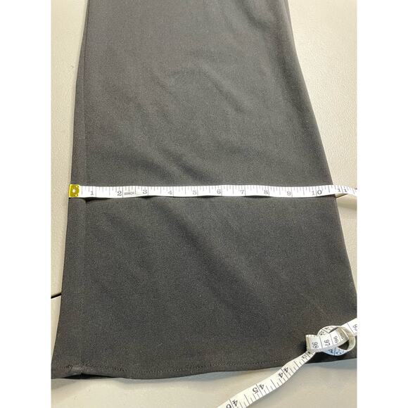 Onyx Nite Off Shoulder Jumpsuit Draped Bodice Wide Leg Back Zip Black 4 NWT - Picture 11 of 13